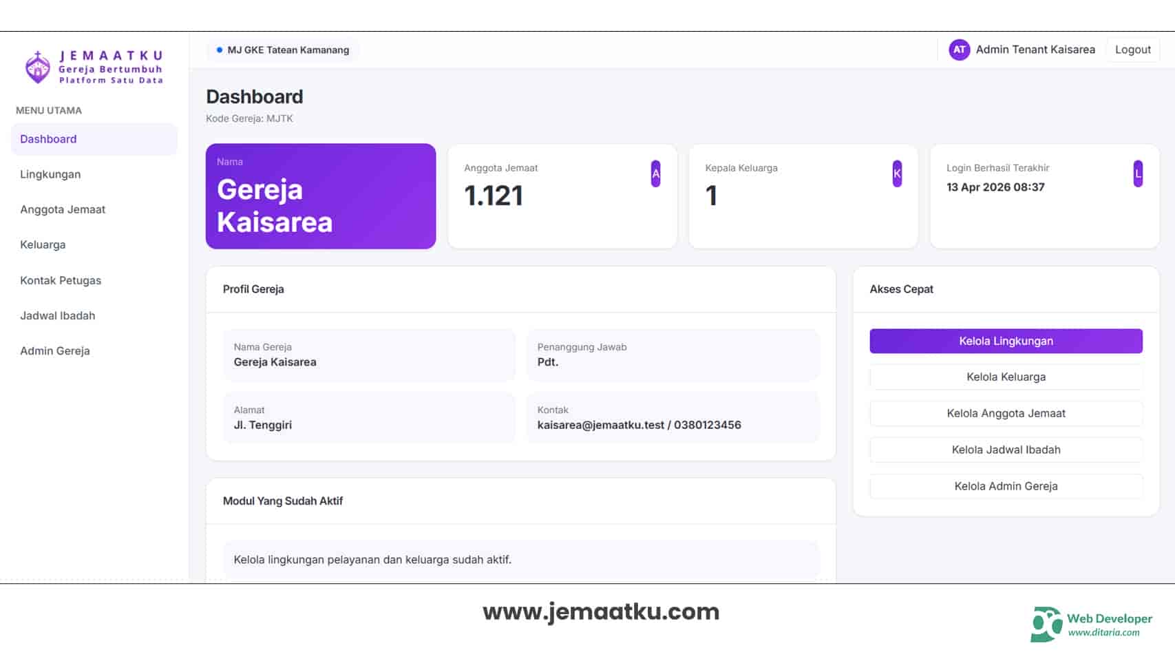 Slide fitur Jemaatku 12
